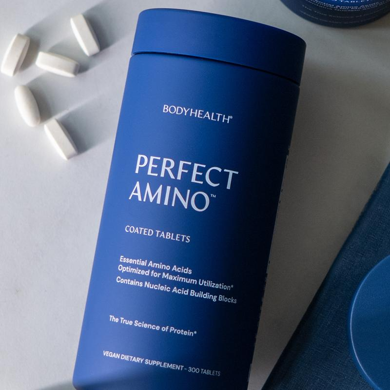 PerfectAmino coated tablets and container