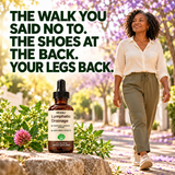 THE WALK YOU SAID NO TO. THE SHOES AT THE BACK. YOUR LEGS BACK.